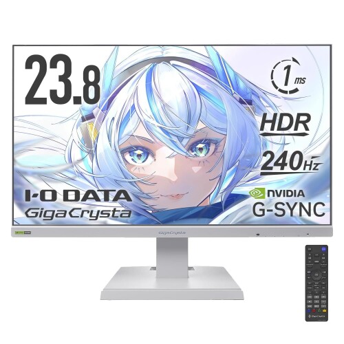 アイオーデータ EX-GD242UDW ゲーミング液晶ディスプレイ 23.8型/ 1920×1080/ HDMI HDCP 2.3 、DisplayPort / ホワイト/ スピーカー：あり/ 240Hz対応ゲーミングモニター！/ 無輝点保証
