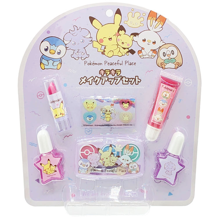 ポケットモンスター　ポケピース　キラキラメイクアップセット　＜　パープル　＞
