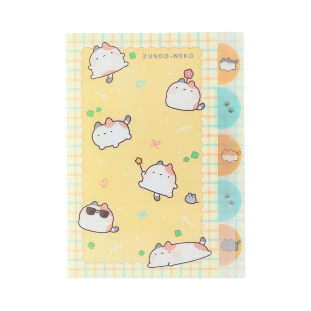 Dクリアファイル5Pずんどうネコ S2172909