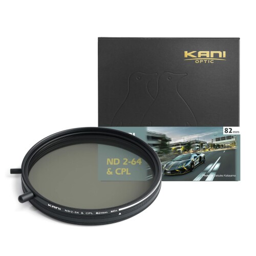 KANI 可変NDフィルター ND2-64+CPL 82mm 812681