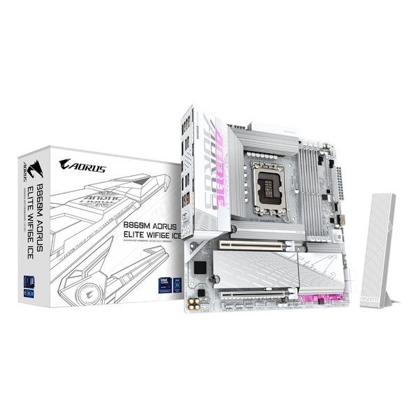 AORUS マザーボード B860M AORUS ELITE WIFI6E ICE