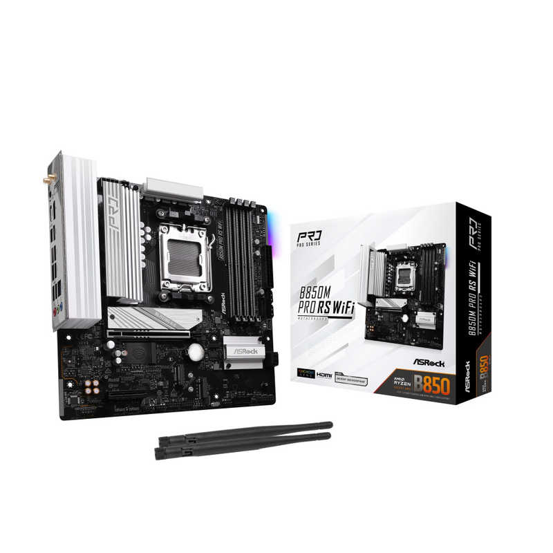 ASRock マザーボード B850M PRO RS WIFI