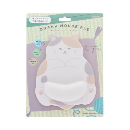 おなかマウスパッド ねこ ミケ S4141156