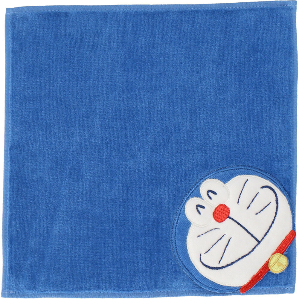 ドラえもん　タオルハンカチ　ダルブルー