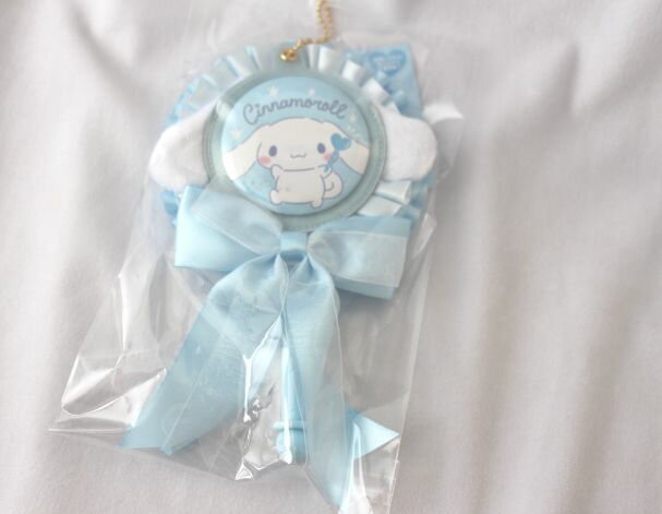 シナモロール　ロゼットステッキマスコット