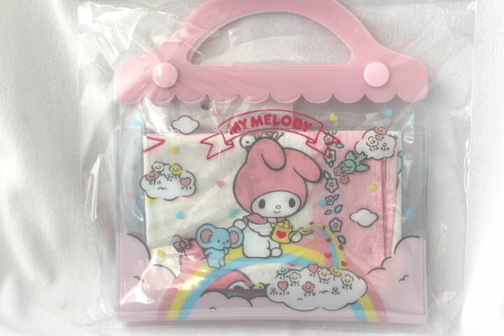 マイメロディ　ケース＆ハンカチセット（おしゃれ雑貨　いつまでもサンリオ）