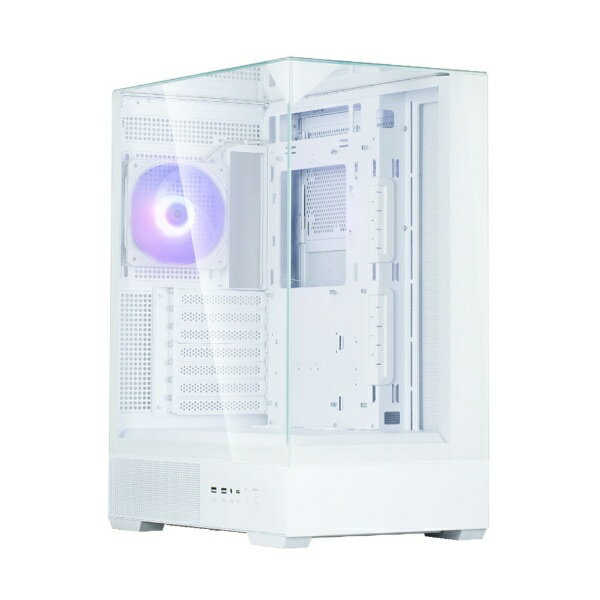 ZALMAN｜ザルマン PCケース ミドルタワー P40 Prism White ホワイト P40PRISMWHITE