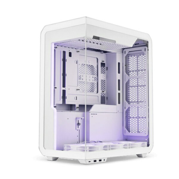 SUNNYSIDEUP PCケース ATX /Micro /Mini-ITX Xhuttle WT ホワイト XHUTTLEWT