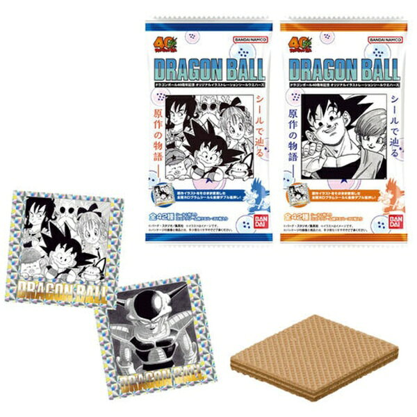 ドラゴンボール４０周年記念　オリジナルイラストレーション　シールウエハース