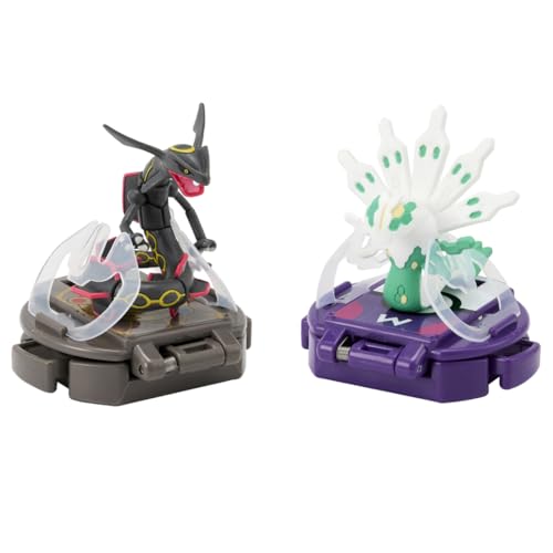 ポケモン　モンコレ　バトルゼ　黒いレックウザＶＳ白いジガルデ　５０％フォルム