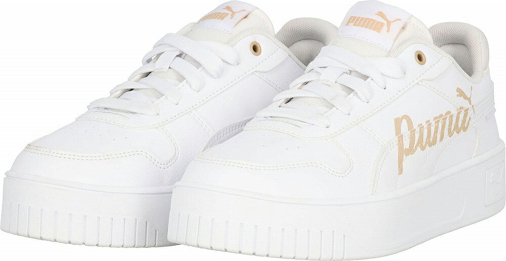 プーマ レディース キャリーナ ストリート スニーカー PUMA White-Light Sand・サイズ：22.5cm PJ-40027502-225