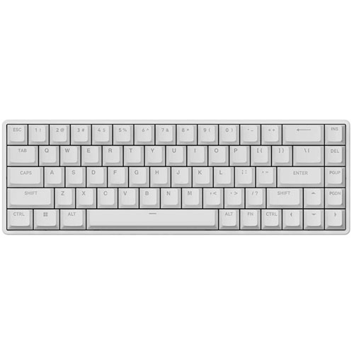 エーティーケー｜ATK ゲーミングキーボード ラピッドトリガー対応 MADLIONS FIRE68 英語配列 ホワイト FIRE68-WH 有線 /USB