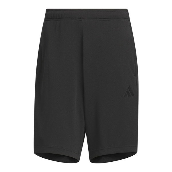 アディダス｜adidas メンズ スリーストライプス レギュラーフィット ダブルニット ショーツ ブラック JZR04 /J/Lサイズ