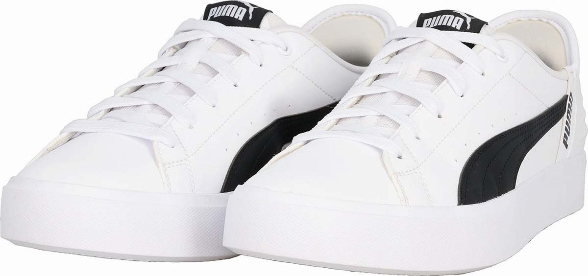 PUMA ユニセックス プーマ V コート イーズイン スニーカー 402486 PUMA White-PUMA Black 27.5