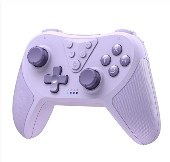 EasySMX ゲームパッド Switch用 Bluetooth接続 有線対応 パープル T37