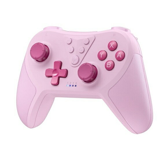 EasySMX ゲームパッド Switch用 Bluetooth接続 有線対応 ピンク T37