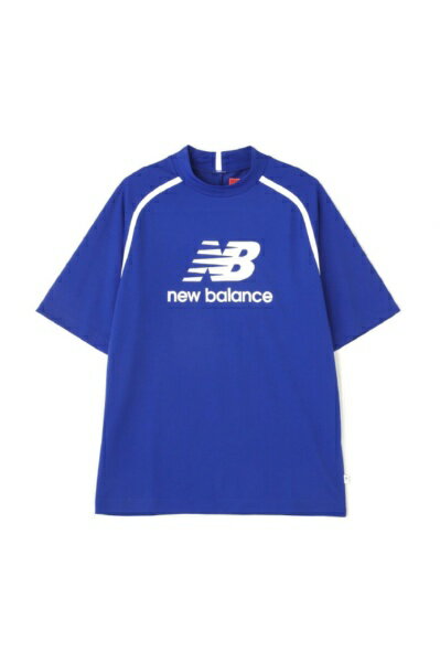 ニューバランス｜New Balance メンズ ハーフスリーブ モックネック プルオーバー ブルー 5166013 /6