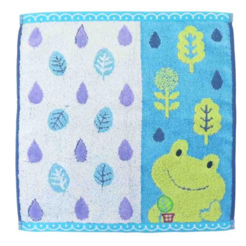 ウォッシュタオル ハンドタオル Fu re ru ホイップクリーム カエル 日繊 汗拭きタオル かわいい