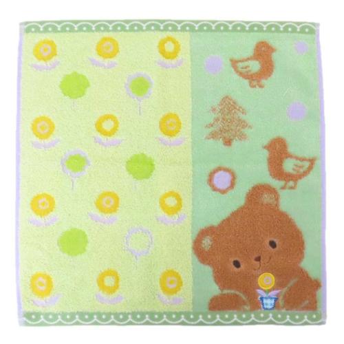 Fu re ru ハンドタオル ウォッシュタオル ホイップクリーム クマ アニマル 日繊 汗拭きタオル かわいい グッズ