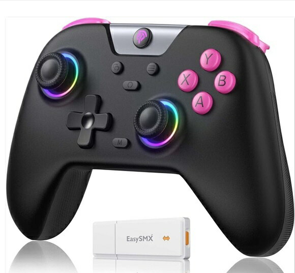EasySMX ゲームパッド 無線：Bluetooth・USB-C / 有線：USB-A X05 Switch対応 ブラック