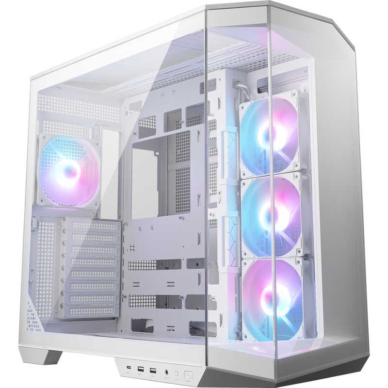 MSI｜エムエスアイ PCケース ATX /Micro /Mini-ITX MAG PANO 100R PZ WHITE ホワイト
