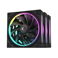 DEEPCOOL｜ディープクール ケースファンx3 120mm /2150RPM FL12-3 IN 1 ブラック R-FL12-BKAPN3-G