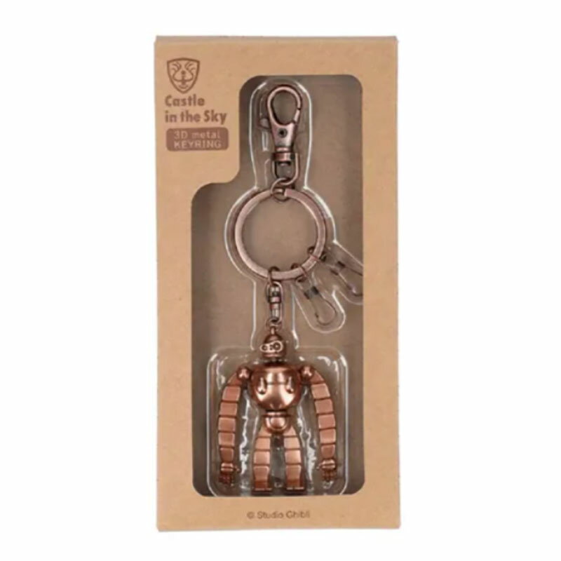 ジブリ　天空の城ラピュタ　３Ｄメタルキーリング　全立体ロボット兵　ＲＢ−０１