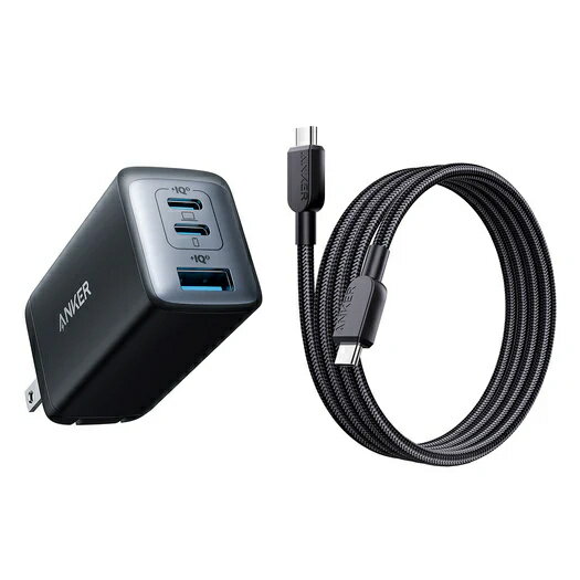ANKER AC充電器 Anker PowerPort 3 3-Port 65W Pod