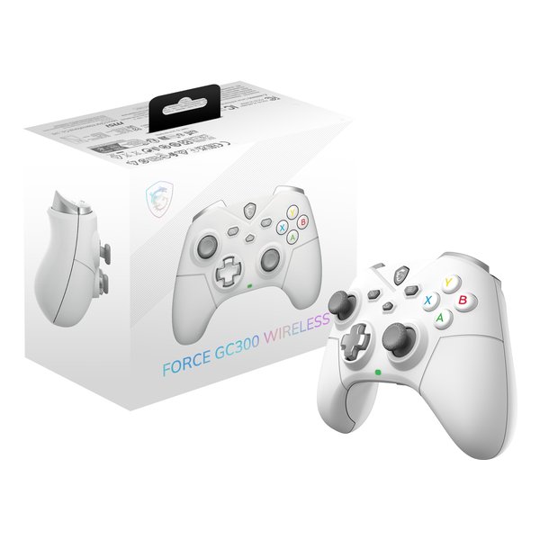 MSI ゲームコントローラー FORCE GC300 WIRELESS WHITE