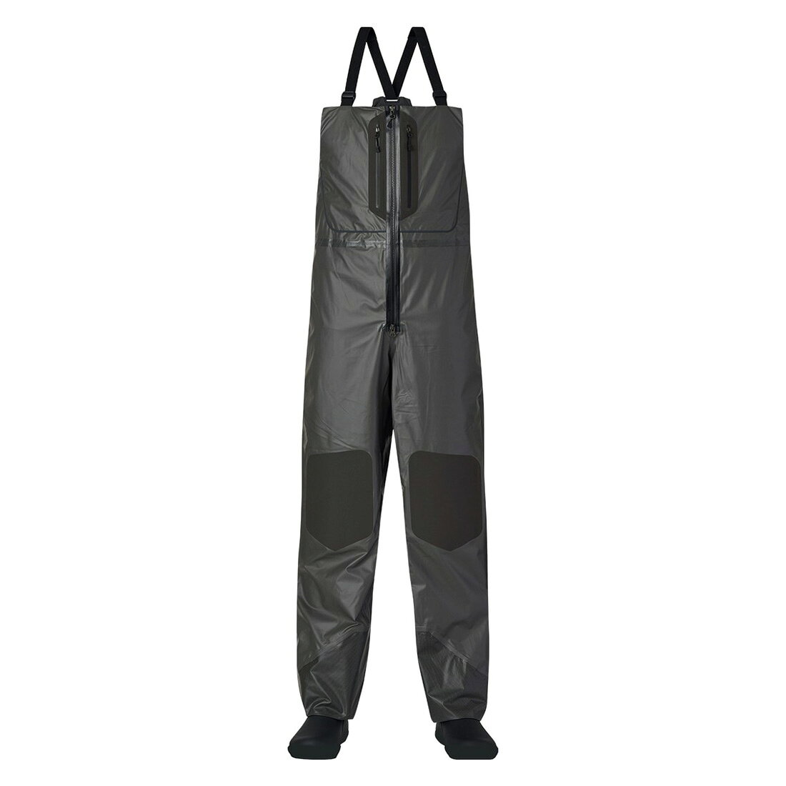 ダイワ レインウェア DR-2325P スプレーコートレインビブパンツ グレー L