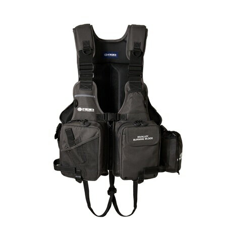 リバレイ ライフジャケット RBB ルアーゲームベスト ブラック リバレイ ライフジャケット RBB ルアーゲームベスト ブラック