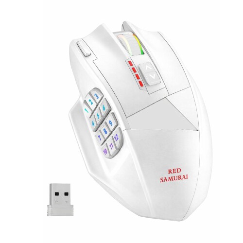 FSC ワイヤレス多ボタンマウス HKW-WGMMS01-WH