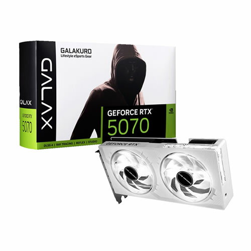 GALAKURO グラフィックボード GK-RTX5070-E12GB/WHITE/DF