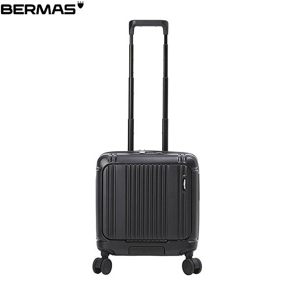 BERMAS｜バーマス インターシティ2 ワンタッチフロントオープン 39c ストッパー機能付 INTER CITY2 PRO マットブラック 60565 TSAロック搭載