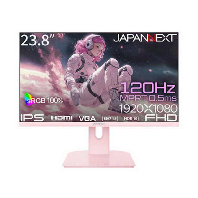 JAPANNEXT 液晶ディスプレイ JN-IPS238G120F-PK