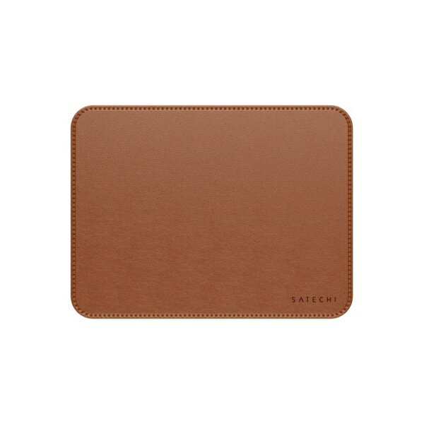 Satechi｜サテチ マウスパッド 249x190x3.6mm Satechi Vegan-Leather Premium Mouse Pad ブラウン PST-LMPN