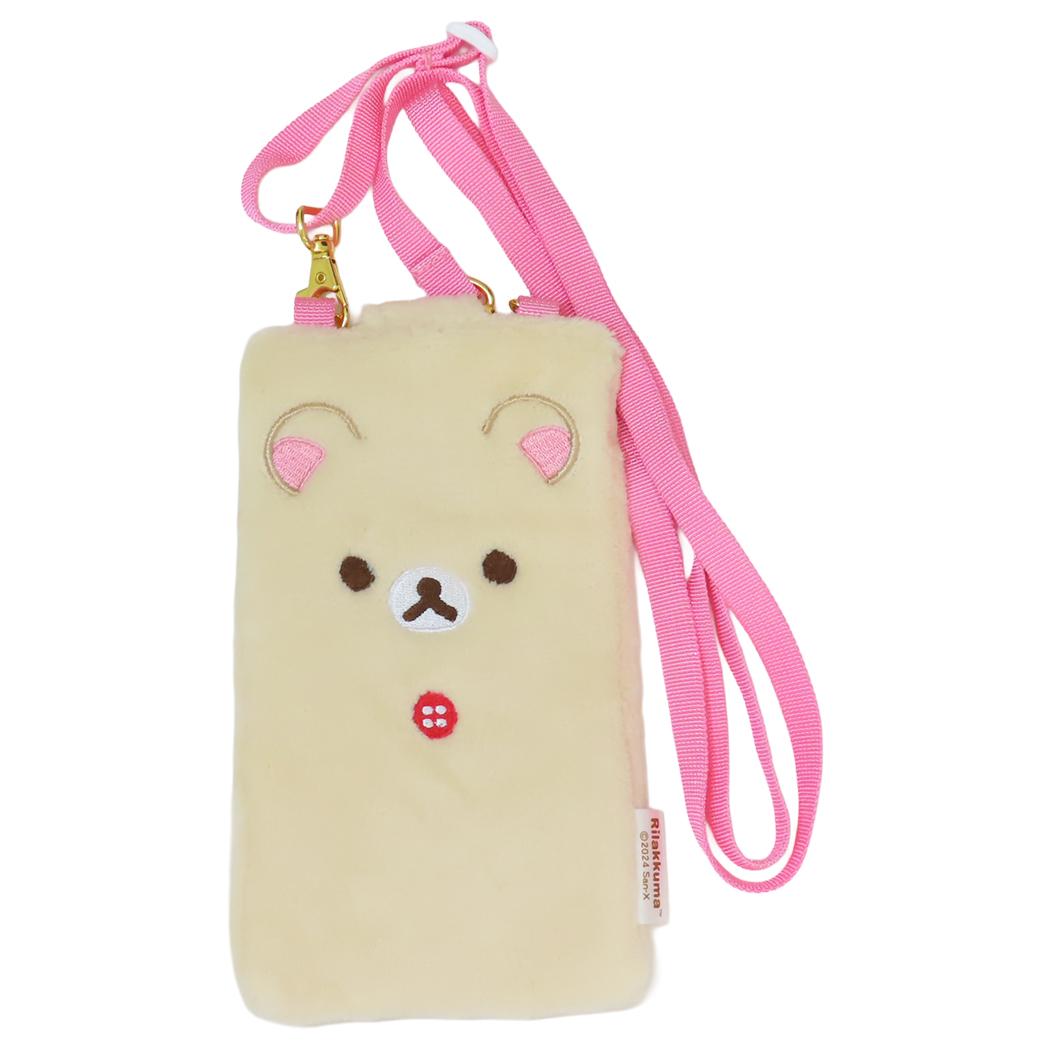 リラックマ スマホポシェット モフモフスマホポーチ コリラックマ サンエックス 内藤デザイン ミニショルダー 斜め掛け