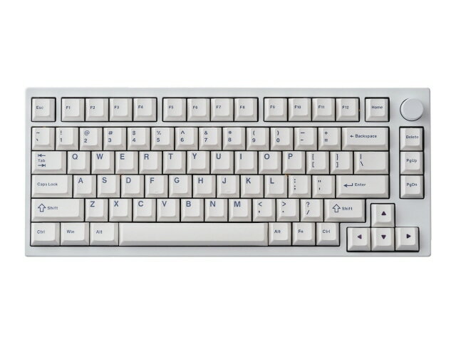 VARO ゲーミングキーボード ラピッドトリガー対応 VM75 HE 英語配列 ホワイト VM-75HEWH 有線 /USB