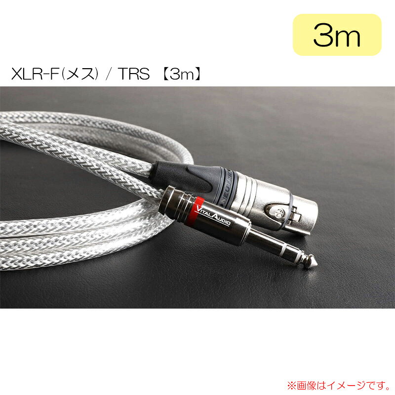 VAB-N 3.0m 3FX / 3P VBN-3F3P XLRメス-TRSフォーン バイタルオーディオ VitalAudio
