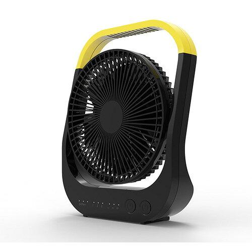 トップランド TOPLAND SFY-69BK どこでもFAN DCモーター搭載 ハンドル付 ブラック SFY-69