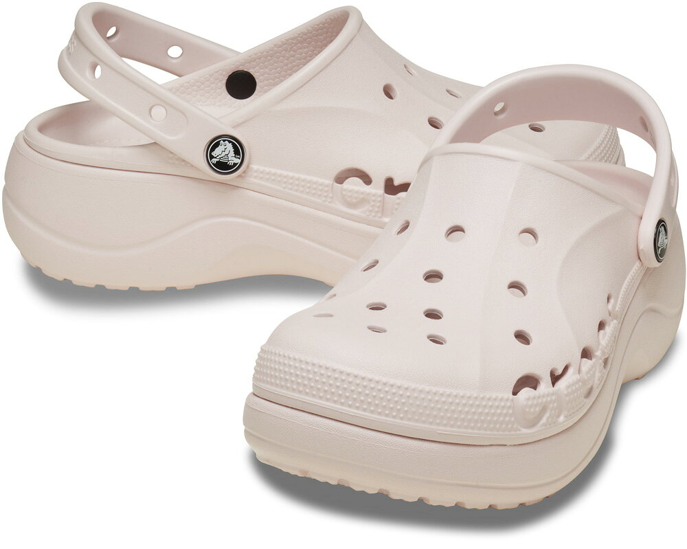 CROCS レディース バヤ プラットフォーム クロッグ Barely Pink・サイズ：W5 21.0cm 208186-6PI-W5 クロックス サンダル Baya Platform Clog