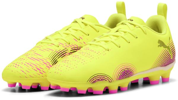 PUMA キッズ フューチャー 8 プレイ HG ＋ ミッド サッカー スパイク 20-24.5cm 108394 Yellow Alert-PUMA Black-Sun Struck 23.5