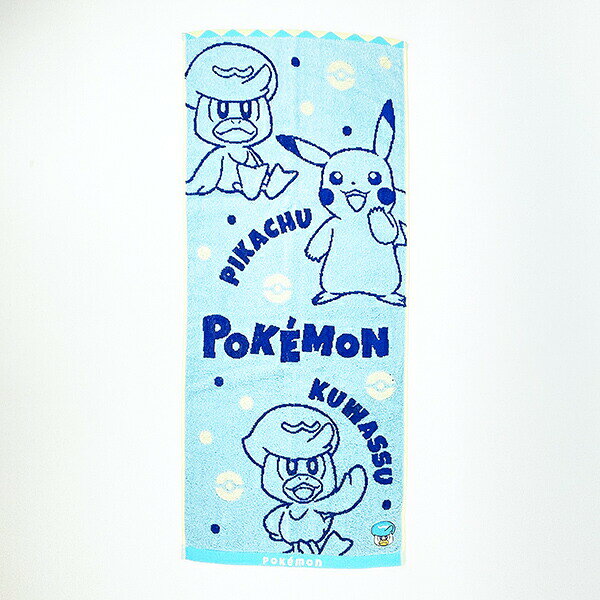 ジャガードロングタオル フェイスタオル ポケットモンスター O2079クワッス ポケモン 林タオル 新生活雑貨