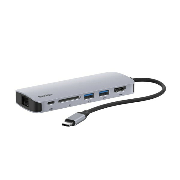 Belkin Connect USB-C 6-in-1 マルチポートハブの楽天市場掲載画像