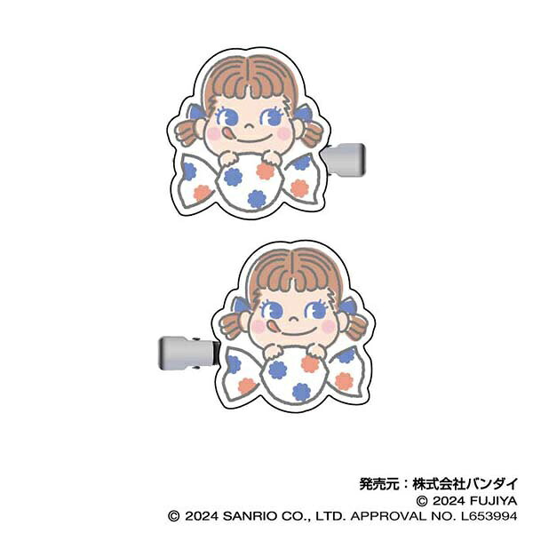 ヘアクリップVol.2 ヘアアクセ PEKOxサンリオキャラクターズ ペコちゃん サンリオ バンダイ 前髪クリップ