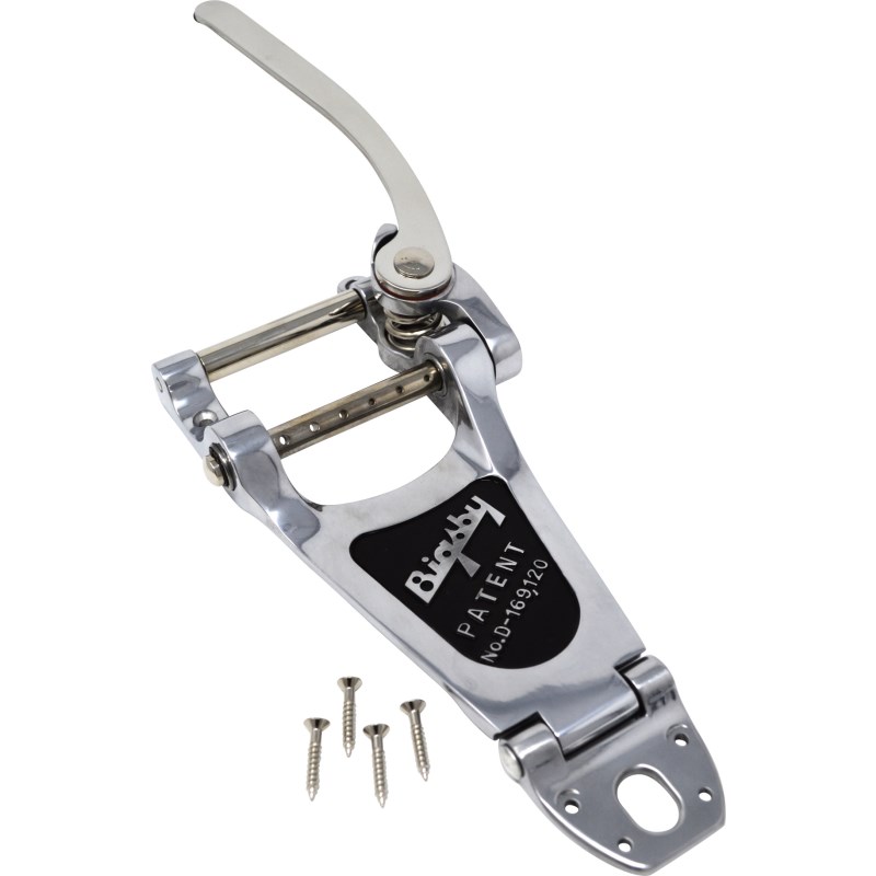 B7 Vibrato， Polished Aluminum， String-Through 7708014100 Bigsby