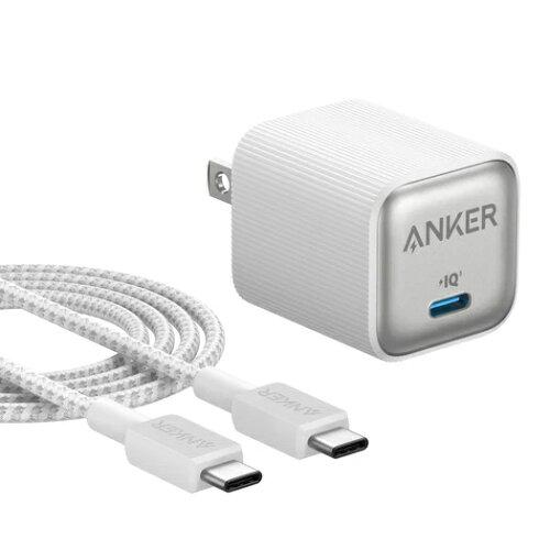 Anker Nano Charger (35W) with USB-C & USB-C ケーブル B2339N21