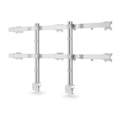 StarTech.com 6-MONITOR-ARM-A モニターアーム/Cクランプ グロメット固定式/6画面/最大32インチ/耐荷重各8kg/VESA対応/ク