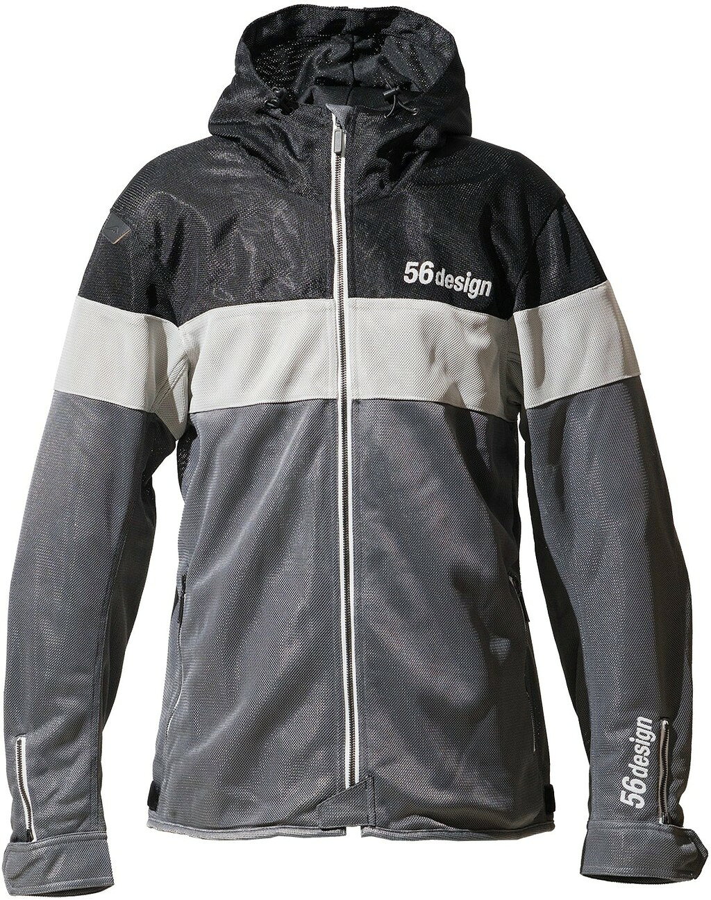 56design 56デザイン BORDER MESH PARKA レディース メッシュジャケット ジャケット アパレル