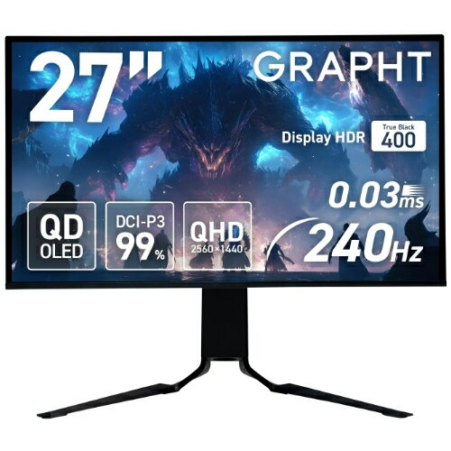 GRAPHT 液晶ディスプレイ GRT058-2724OEL-BK